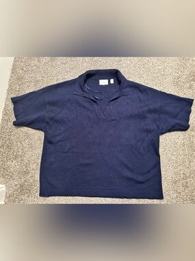 CYRUS Boxy Loose Fit Collared Sweater